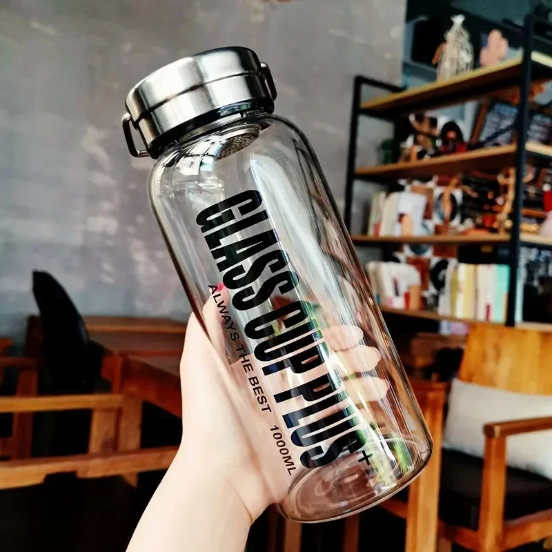 ขวดน้ำแก้ว 2 ลิตร พร้อมสายสะพา - Outdoor Sport Glass Water Bottle บทวิจารณ์และราคา